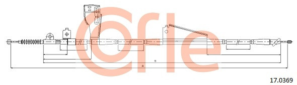 COFLE Seilzug, Feststellbremse