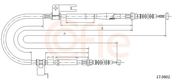 COFLE Seilzug, Feststellbremse