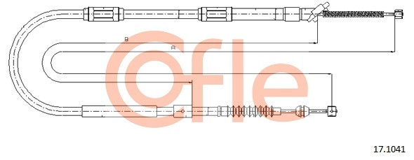 COFLE Seilzug, Feststellbremse