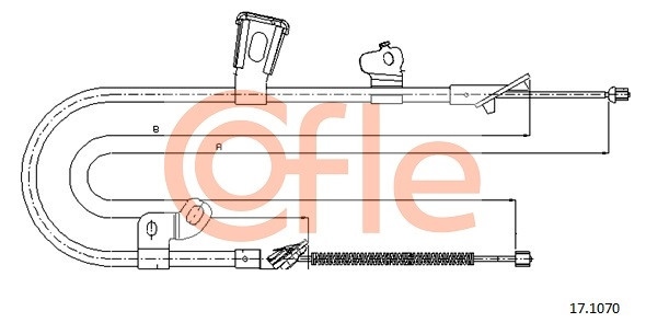 COFLE Seilzug, Feststellbremse