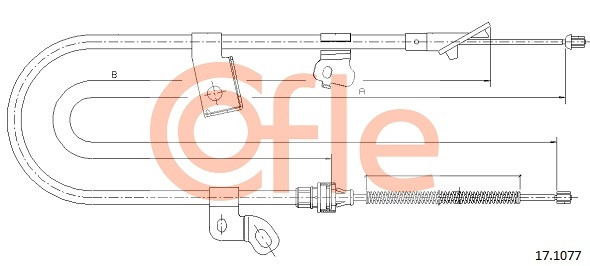 COFLE Seilzug, Feststellbremse