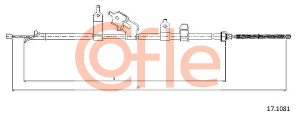 COFLE Seilzug, Feststellbremse