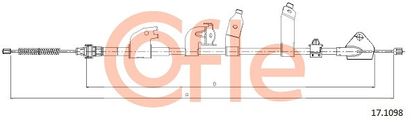 COFLE Seilzug, Feststellbremse