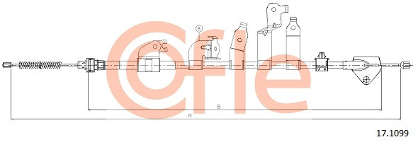 COFLE Seilzug, Feststellbremse