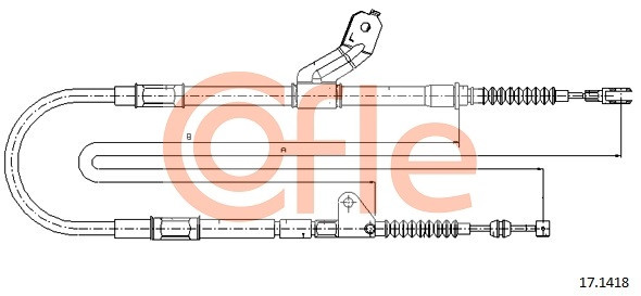 COFLE Seilzug, Feststellbremse