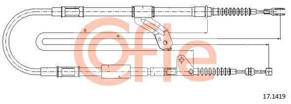 COFLE Seilzug, Feststellbremse