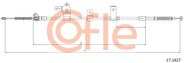 COFLE Seilzug, Feststellbremse