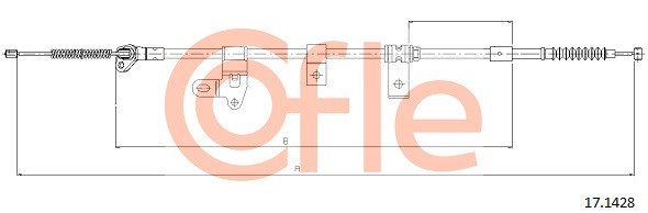 COFLE Seilzug, Feststellbremse