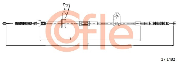COFLE Seilzug, Feststellbremse