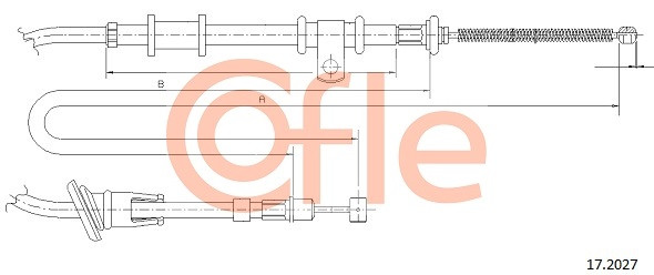 COFLE Seilzug, Feststellbremse