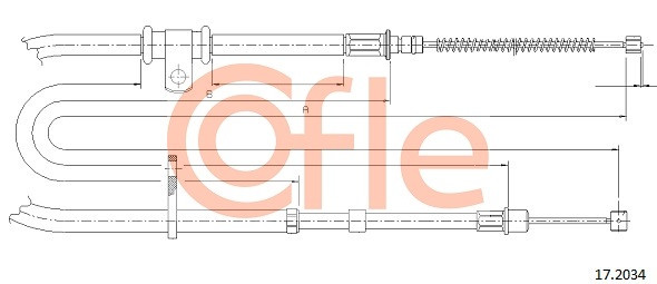 COFLE Seilzug, Feststellbremse