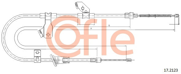 COFLE Seilzug, Feststellbremse