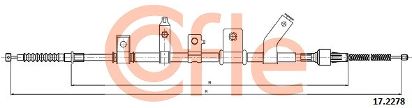 COFLE Seilzug, Feststellbremse