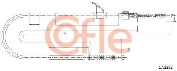 COFLE Seilzug, Feststellbremse
