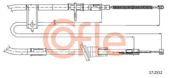 COFLE Seilzug, Feststellbremse
