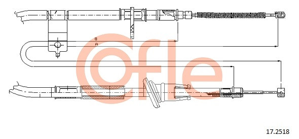 COFLE Seilzug, Feststellbremse