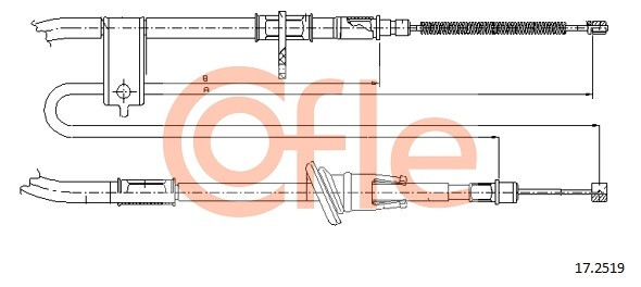 COFLE Seilzug, Feststellbremse