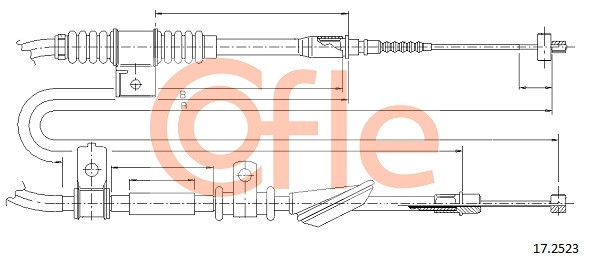 COFLE Seilzug, Feststellbremse