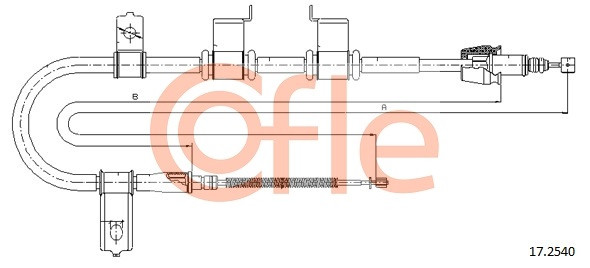 COFLE Seilzug, Feststellbremse