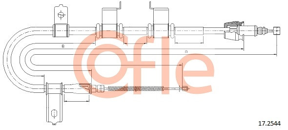 COFLE Seilzug, Feststellbremse