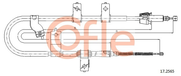 COFLE Seilzug, Feststellbremse