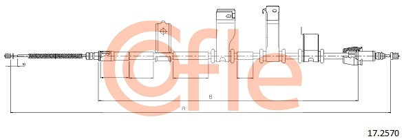 COFLE Seilzug, Feststellbremse