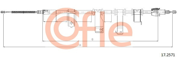 COFLE Seilzug, Feststellbremse