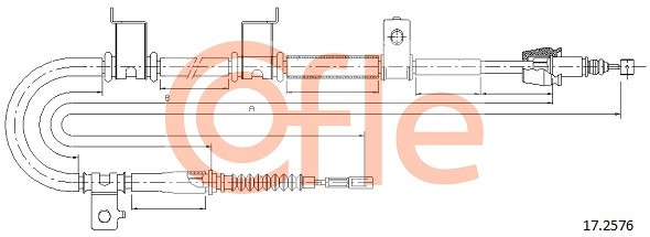 COFLE Seilzug, Feststellbremse