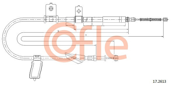 COFLE Seilzug, Feststellbremse