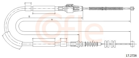 COFLE Seilzug, Feststellbremse
