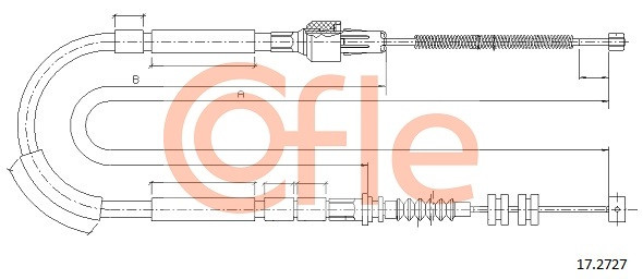 COFLE Seilzug, Feststellbremse