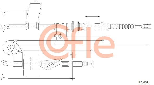 COFLE Seilzug, Feststellbremse