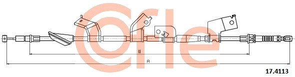 COFLE Seilzug, Feststellbremse