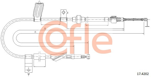 COFLE Seilzug, Feststellbremse
