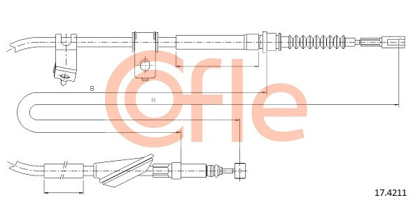 COFLE Seilzug, Feststellbremse