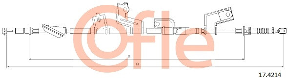 COFLE Seilzug, Feststellbremse