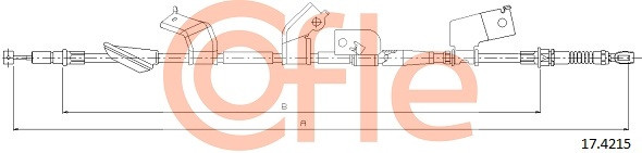 COFLE Seilzug, Feststellbremse