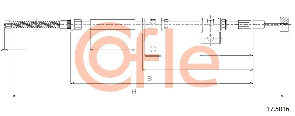 COFLE Seilzug, Feststellbremse