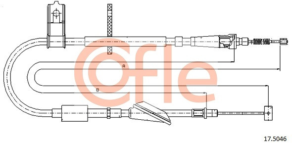 COFLE Seilzug, Feststellbremse