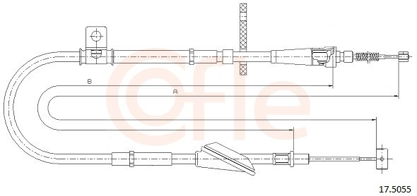 COFLE Seilzug, Feststellbremse