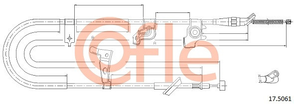 COFLE Seilzug, Feststellbremse
