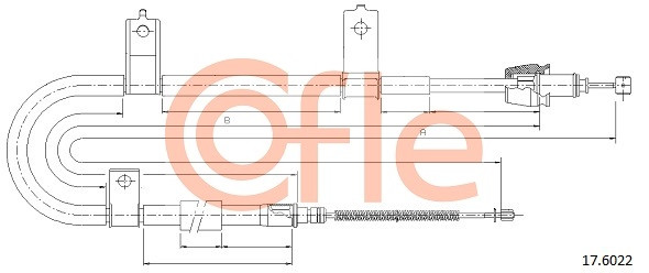 COFLE Seilzug, Feststellbremse
