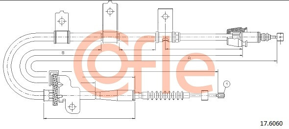 COFLE Seilzug, Feststellbremse
