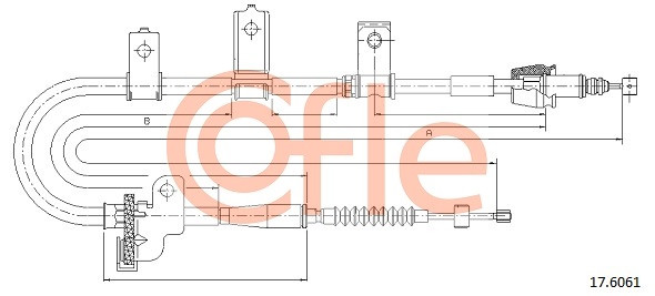 COFLE Seilzug, Feststellbremse