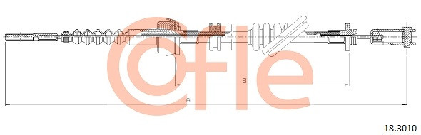 COFLE Seilzug, Kupplungsbetätigung