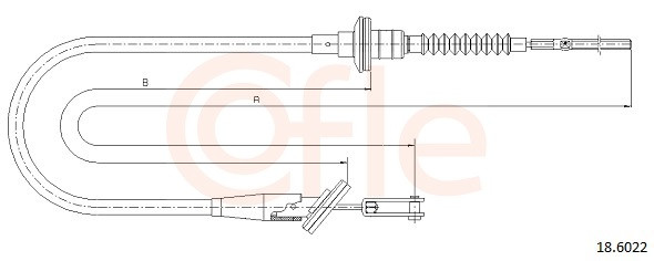 COFLE Seilzug, Kupplungsbetätigung