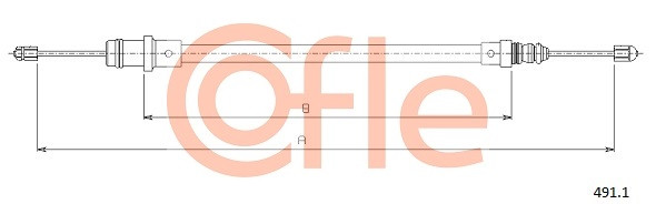 COFLE Seilzug, Feststellbremse