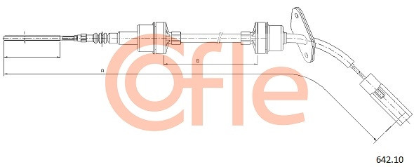 COFLE Seilzug, Kupplungsbetätigung