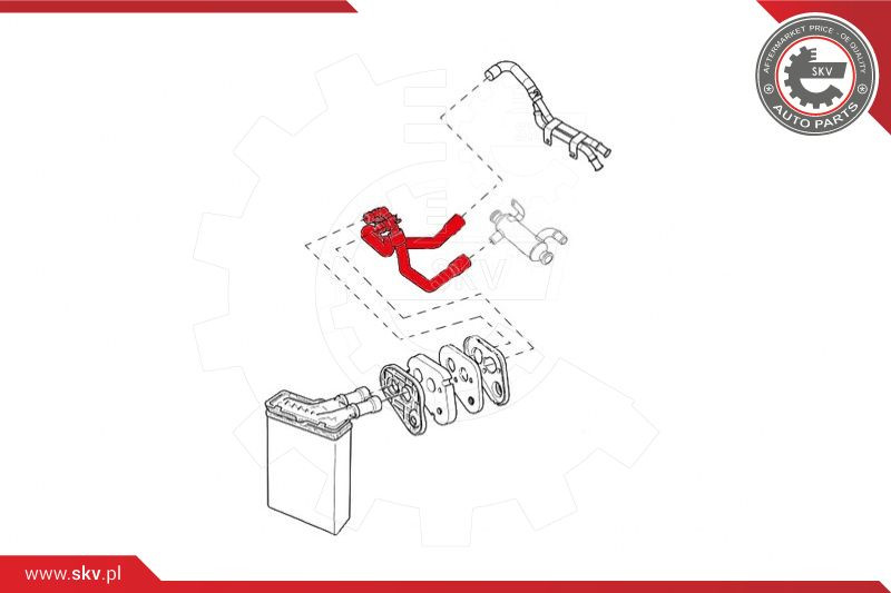 ESEN SKV Schlauch, Wärmetauscher (Heizung)