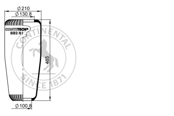 CONTITECH AIR SPRING Federbalg, Luftfederung